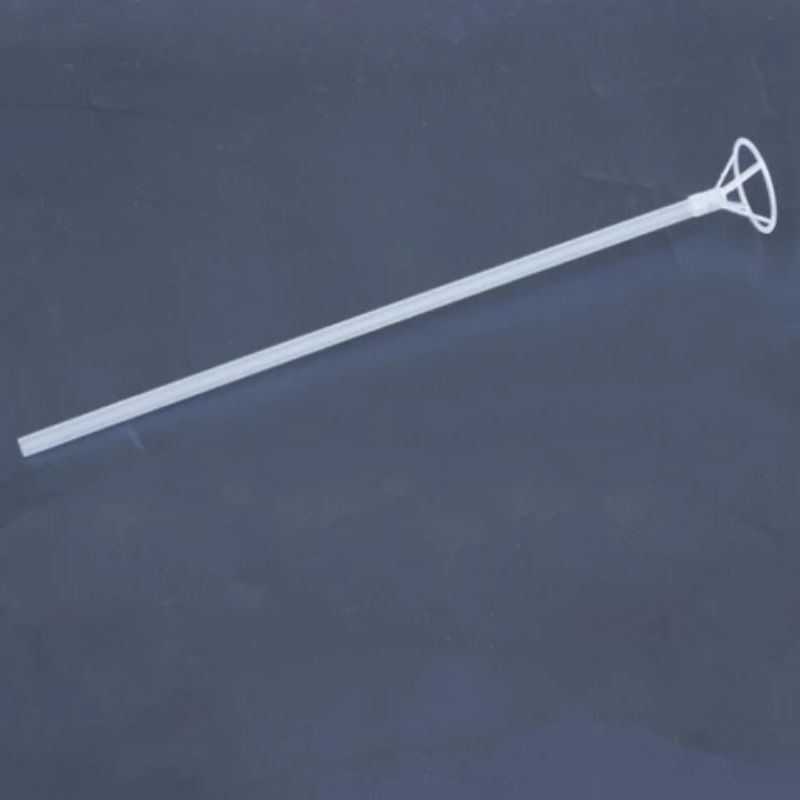 Stik Balon Transparant besar 40cm Stick pvc Tongkat bobo bening Tiang dekorasi