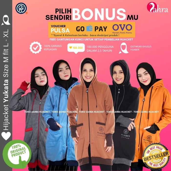 HIJACKET YUKATA JAKET MUSLIMAH SYARI