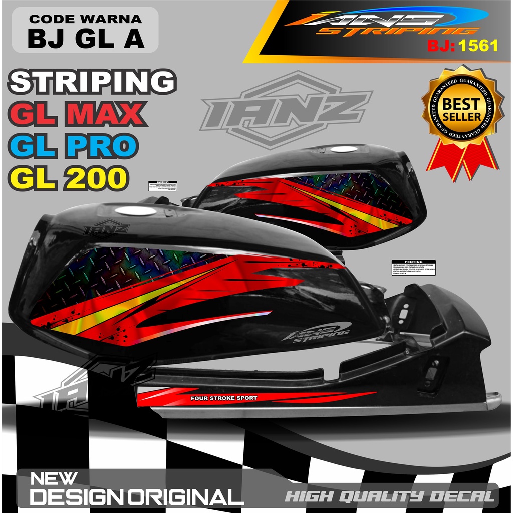 COSTUM STRIPING GL MAX VARIASI HOLOGRAM / STRIPING GL PRO MAX VARIASI HOLOGRAM / STRIPING GL