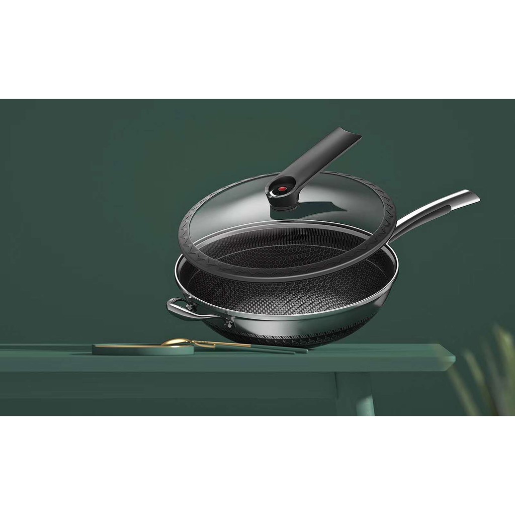 Wajan Koyle Low Pressure Cooker Premium Quality 32cm