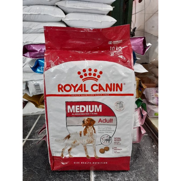 (Grab / Gojek) Royal Canin Medium Adult 10kg - Makanan Anjing Royal Canin