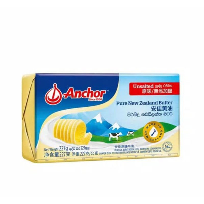 

Anchor Unsalted/Salted Butter 200gr