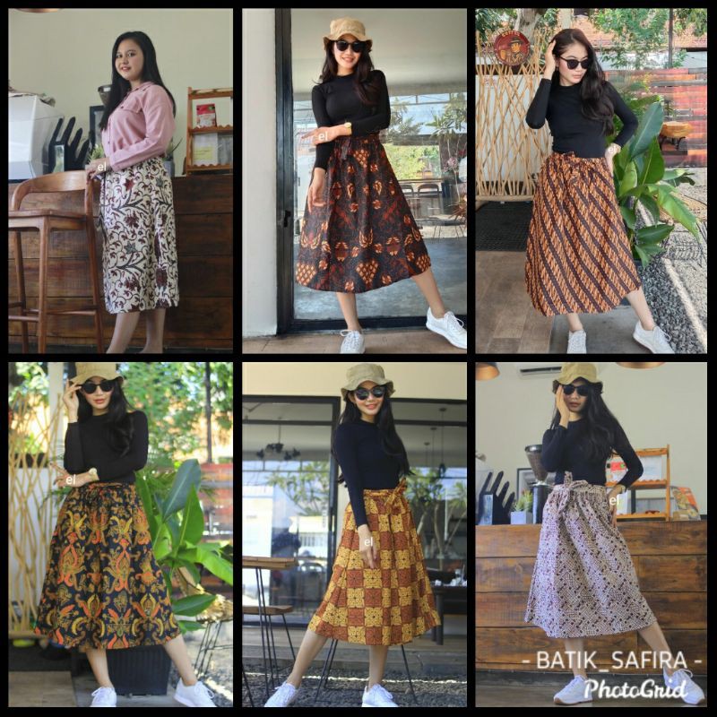 100% ORIGINAL TERMURAH ( COD ) BISA BAYAR DITEMPAT rok batik panjang wanita model payung opsi pendek Rok Batik Modern 2022 terbaru terlaris termurah