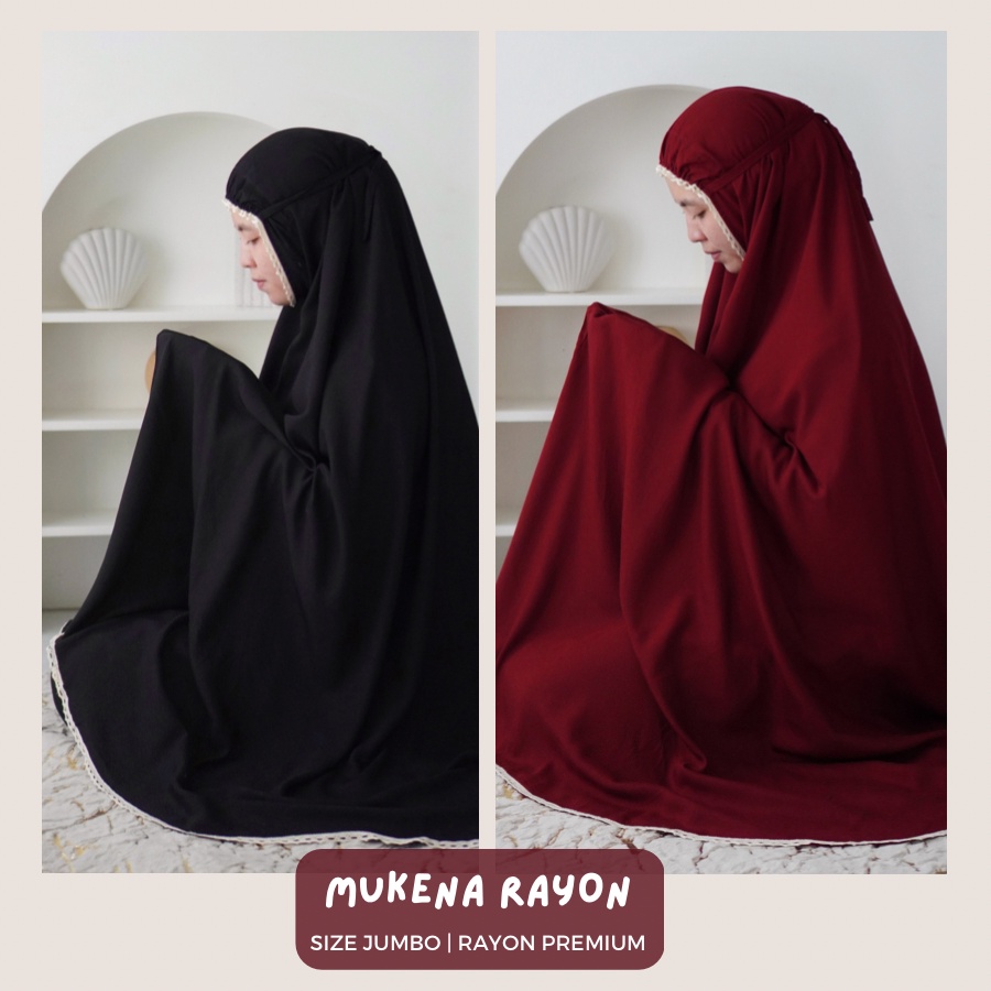 MUKENA RAYON JUMBO/ MUKENA DEWASA/ MUKENA RAYON