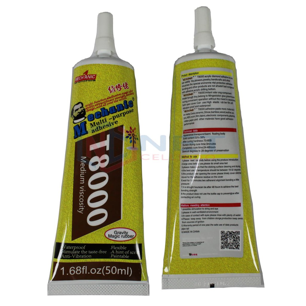 

LEM LCD TOUCHSCREEN / LEM MECHANIC T8000 50ML MULTI PURPOSE ADHESIVE