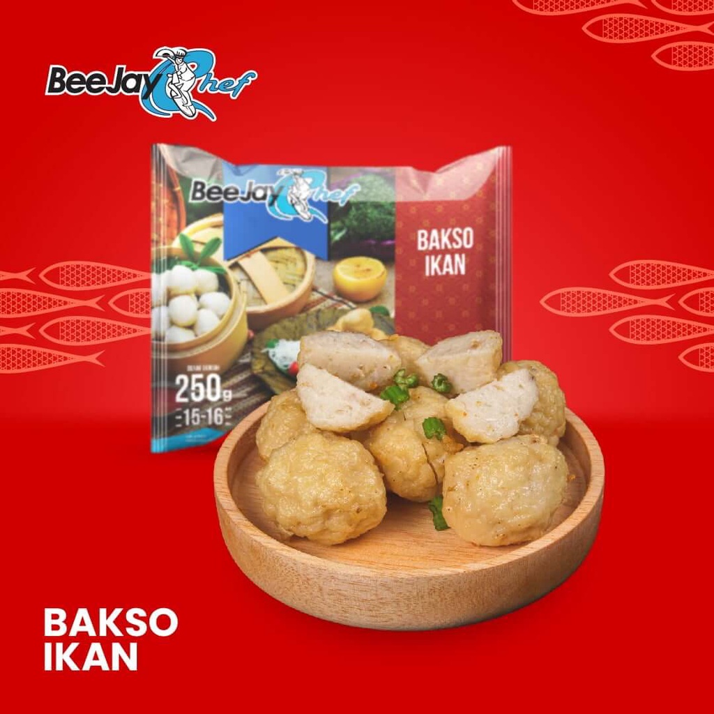 BeeJay Chef Bakso Ikan 500 Gram Frozen Food