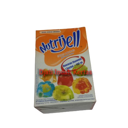 BANYAK DIBURU!!! NUTRIJEL JELLY POWDER AGAR RASA JERUK