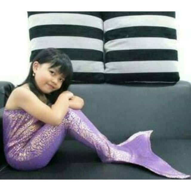 kostum renang anak mermaid baju putri duyung