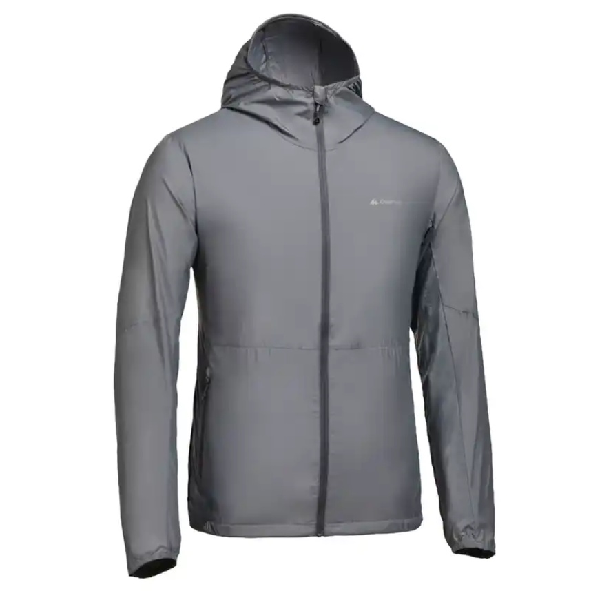 QUECHUA HELIUM 500 Jaket Windbreaker UPF 50+ Pria Hiking Windproof