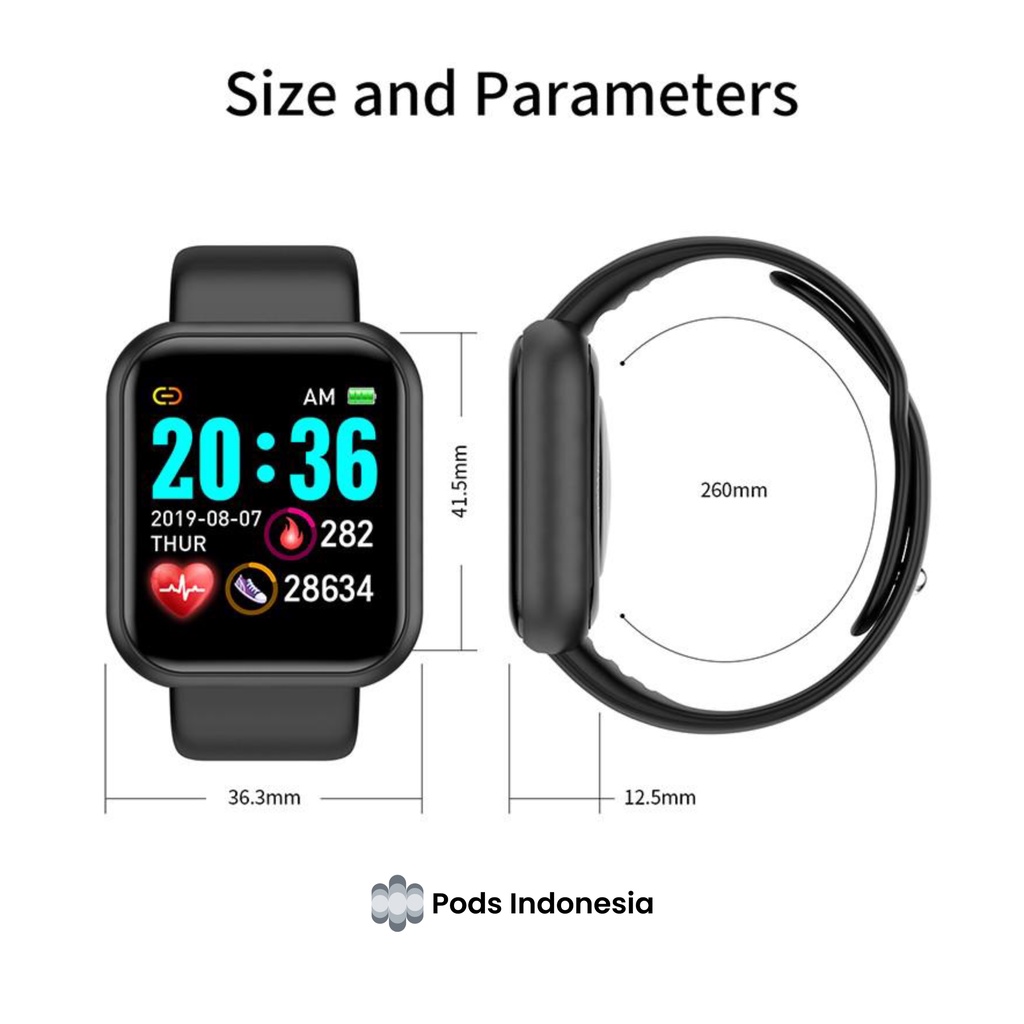 The Watch_Series_6_Mini Smartwatch Bluetooth Call Wireless Charging by_Pods_Indonesia