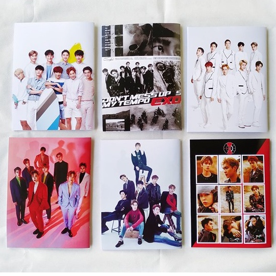 

Buku Tulis / Buku Sekolah EXO K-Pop Bebas Custom