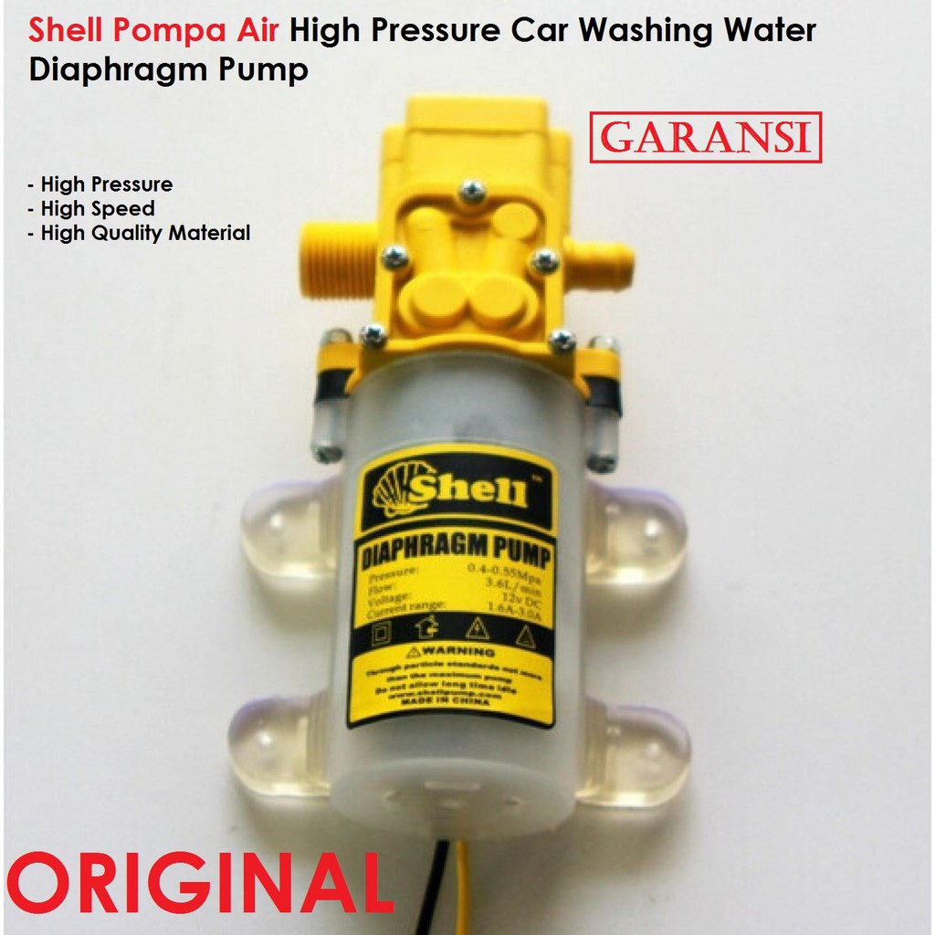 Shell Pompa Air High Pressure Car Washing Water Diaphragm Pump