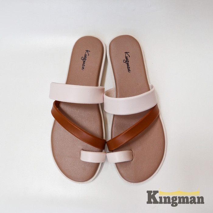READY Quinn Sandal Wanita Slip Kekinian Korea Sol Empuk by Kingman - Lisa, 39 TERLARIS