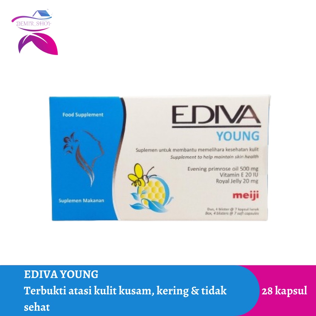 Ediva Young Kapsul Suplemen Pemutih - Box