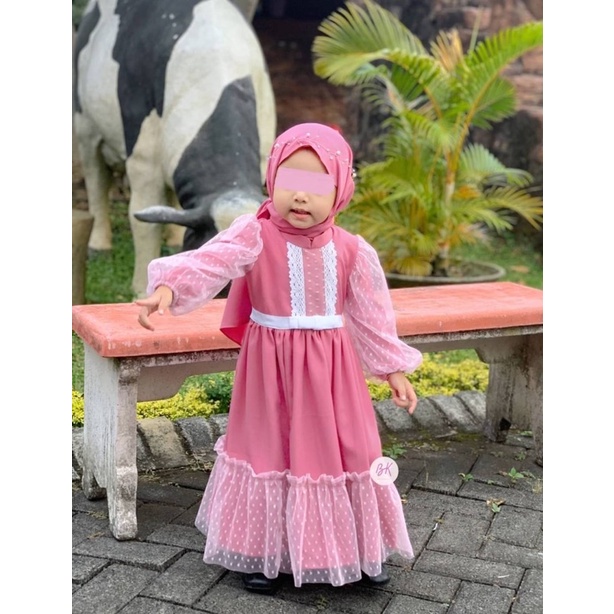 Zayra Dress by Beranda Kecil | Dress Anak | Gamis Anak | Dress Premium Anak | Gamis Premium Anak