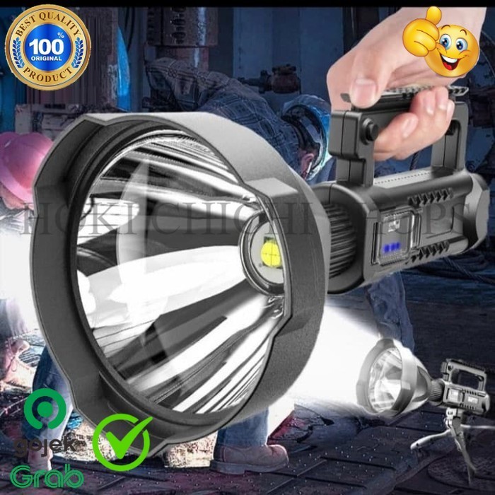 Senter Sorotan Genggam Isi Ulang 90000 Lumen Tinggi ORIGINAL CC
