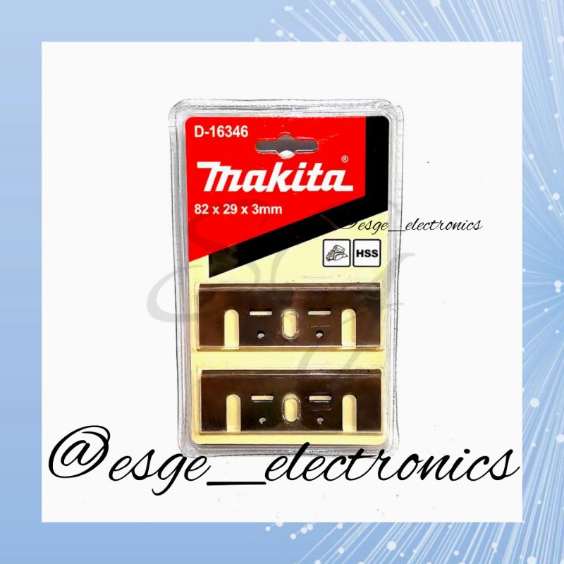 MATA KETAM MATA SERUT MATA PISAU MESIN MATA MESIN SERUT MAKITA PLANER BLADE D-16346 HSS PLANER PISAU SUGU KETAM D 16346 PISAU KETAM MATA KETAM PLANNER MAKITA CORPORATION JAPAN