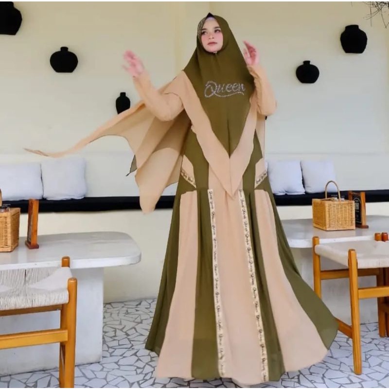 Syari Ori Branded Premium /Syari Cantik/Syari Mewah/Gamis Lebaran/Gamis Pesta Mewah/Gamis Kondangan/