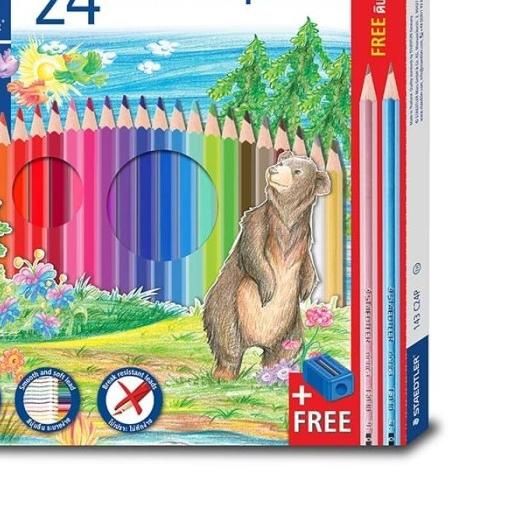 

➶ Staedtler Pensil Warna Permanent - 24 warna ✻