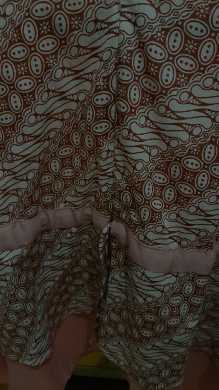 Batik Wanita Asj Sa Hrb026 Kenongo Kemeja Tosca Pendek Size M L Xl