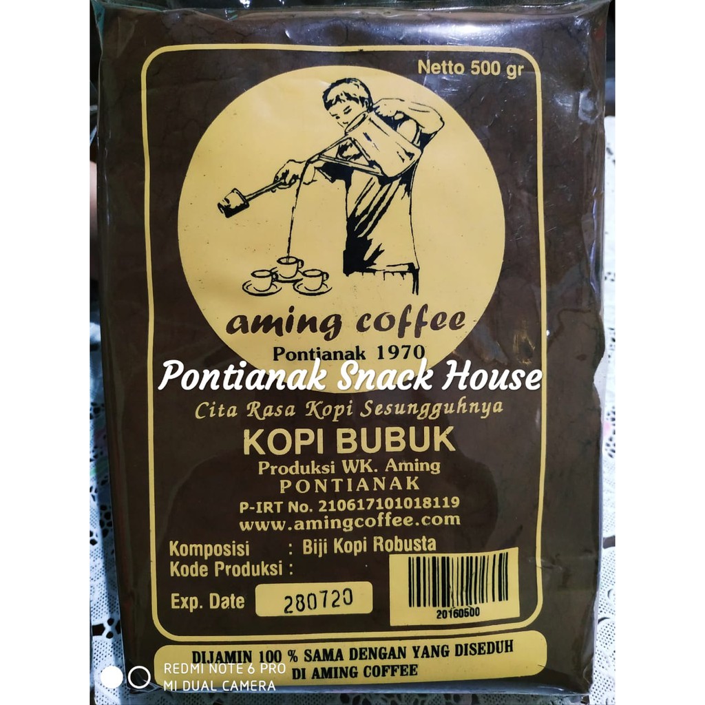 

Kopi Bubuk Aming 500 GR
