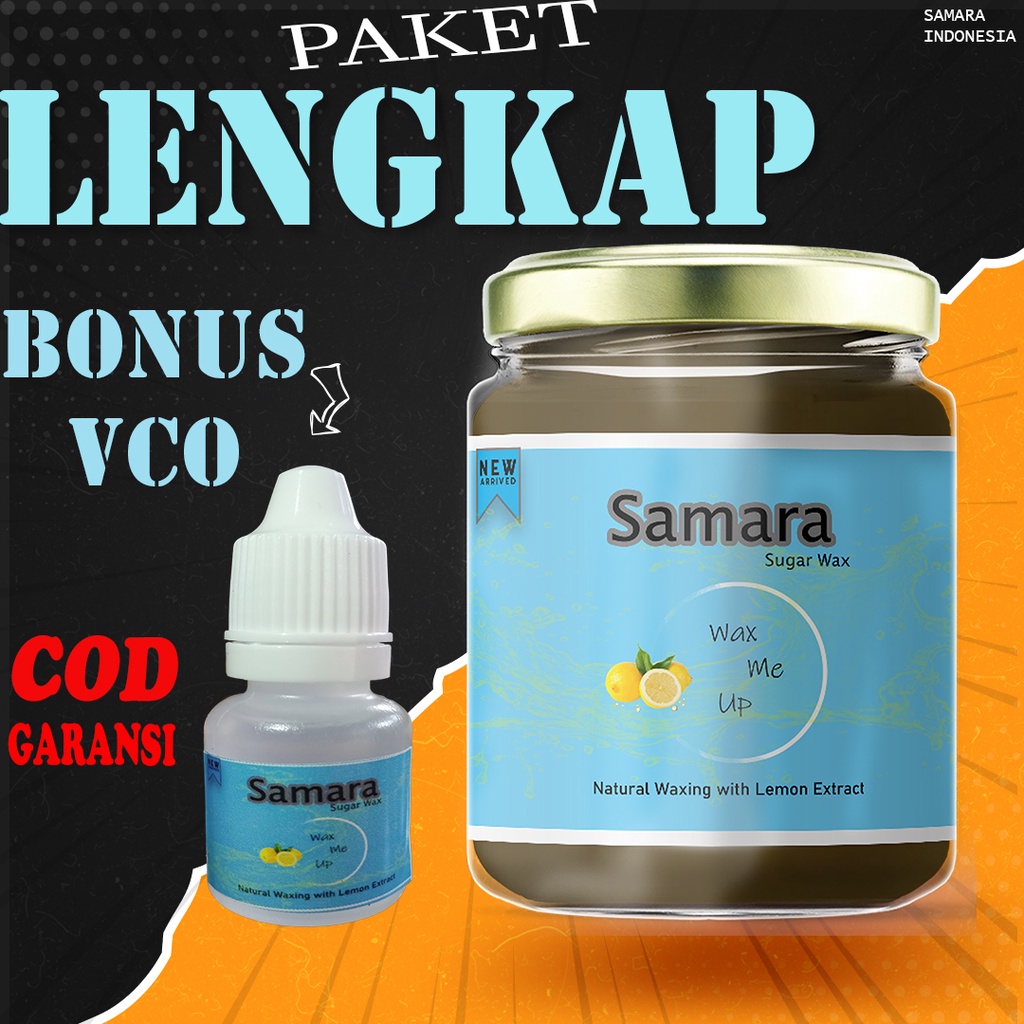 470 GRAM SUGAR WAX WAXING KIT PREMIUM PENGHILANG BULU RAMBUT+ SUGARPOT WAX KRIM CREAM NATURAL PENCAB