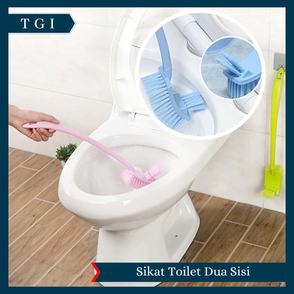 TGI - SIKAT KLOSET WC LANTAI TOILET 2 SISI BULU KAMAR MANDI SERBAGUNA SIKAT SERBAGUNA