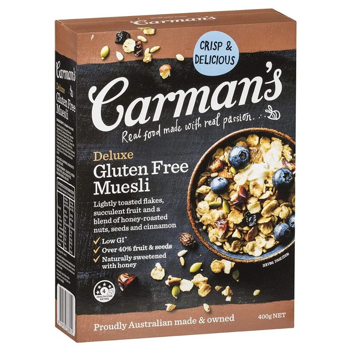 

Carman'S Deluxe Gluten Free Muesli 400Gr