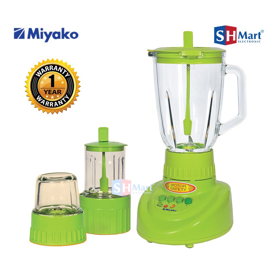 MIYAKO BLENDER KACA 3 In 1 JUMBO 1.5 Liter BL-152GF / BL152GF GARANSI RESMI (MEDAN)