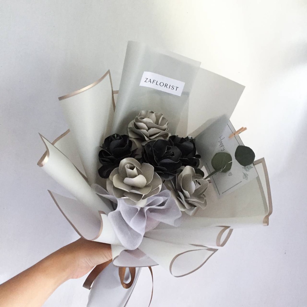 Bouquet Bunga Bouquet Wisuda Bouquet Bunga Paper Jasmine Bucket Bunga