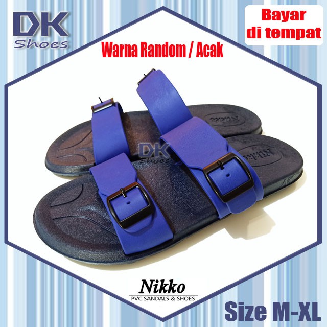 Nikko Sandal M-XL Ban2 / Sandal Laki Selop Karet Murah / Sandal Tahan Air / Sandal Kekinian