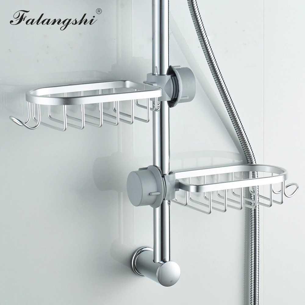 FALANGSHI Rak Kamar Mandi Bathroom Organizer Rack Shower Hook - WB8007