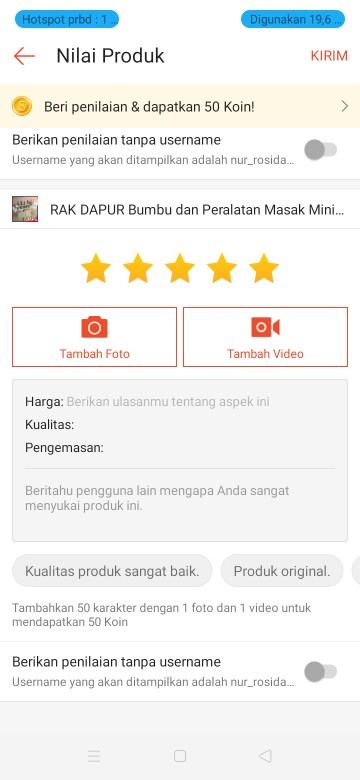 Rak Dapur Bumbu Dan Peralatan Masak Minimalis Almunium Serbaguna