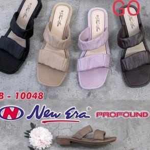 LTL.26Au22в– gos NEW ERA LB 10048 Sandal Wanita Kerut Dua Sandal Slop Wanita Karet Sandal Wanita Cas