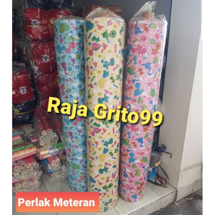 Perlak Bayi Meteran lebar 137cm ( Panjang tiap 1 Pcs 50cm ) / Kain Perlak Bayi motif Random PVC Sponge BabySheet