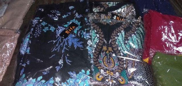 Batik Couple Keluarga Sania Ruffle Ori Ndoro Jowi Dnt Mataram Motif Madu Hijau