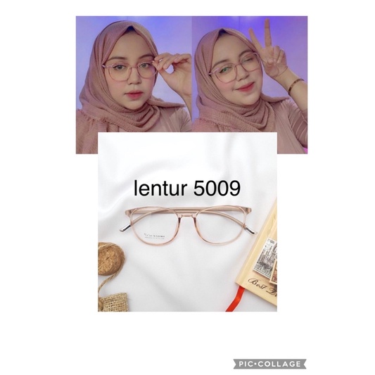 Grosir !! Frame kacamata ringan lentur anti patah 5009 lensa anti radiasi komputer photocromic minus