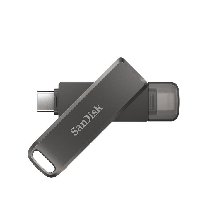 Flashdisk OTG SanDisk iXpand Flash Drive Luxe 128GB USBC3.1 (Lightning)