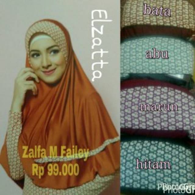 Kerudung Instan Bergo Zalfa M Failey Elzatta