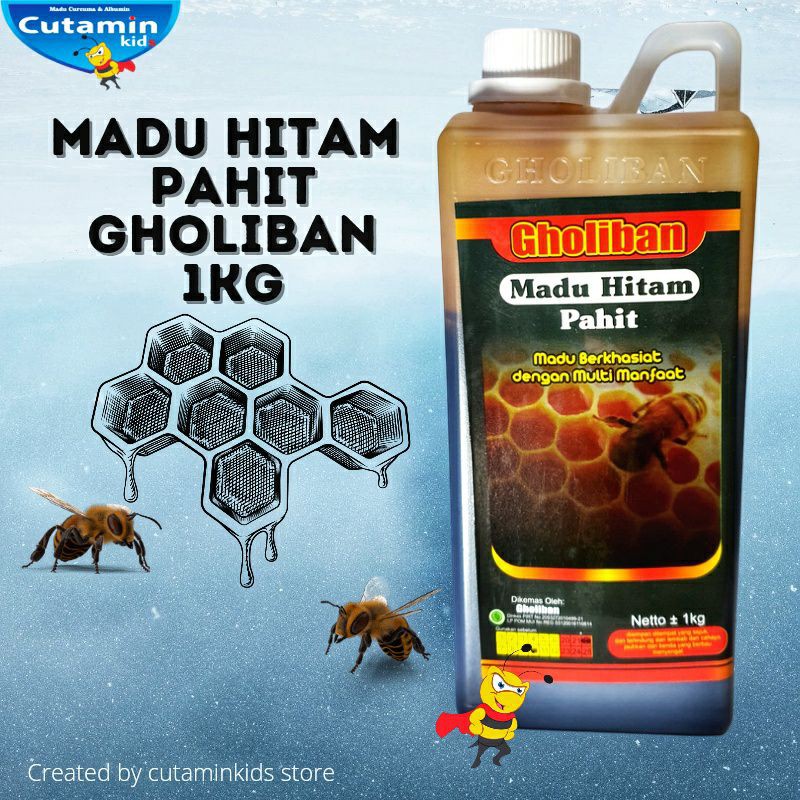 MADU HITAM PAHIT 1KG GHOLIBAN ORIGINAL