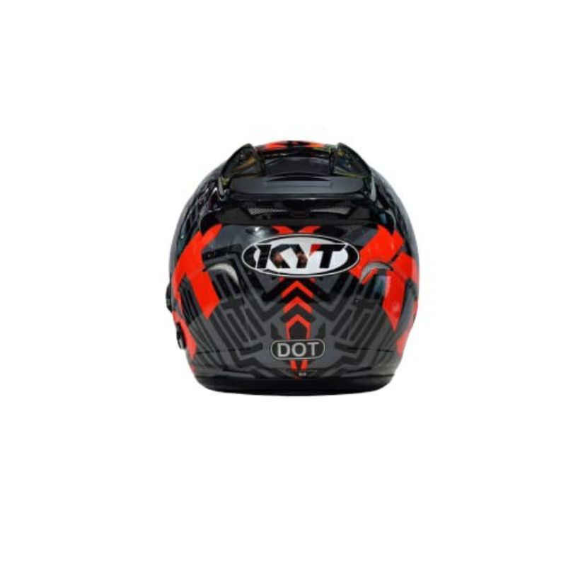 HELM KYT GALAXY FLAT R NEON GORILLA BLUE DAN GORILA REDDOBEL VISOR M L xl xxl-5