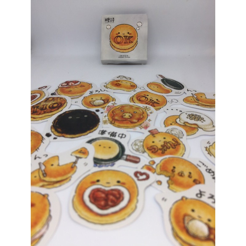 

(SHARING!! 5pcs) sticker roti for scrapbooking materials / hand account / DIY Bullet journal