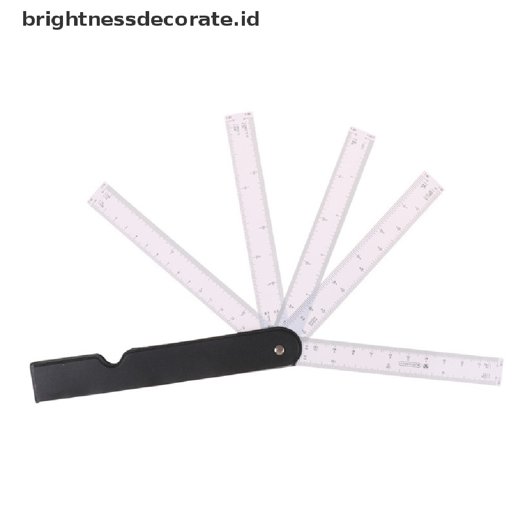 Penggaris Skala Rasio Bentuk Kipas Untuk Desain Grafis Multi Rasio