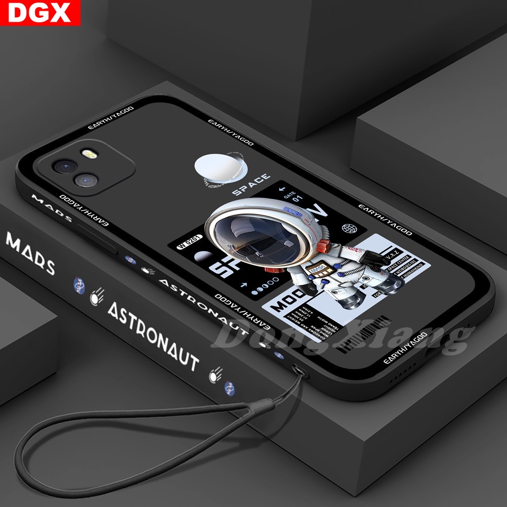 Soft Case TPU Motif Astronot Luar Angkasa Untuk iPhone 13 Pro Max 11 12 Xr XS 6 6S 7 8 Plus