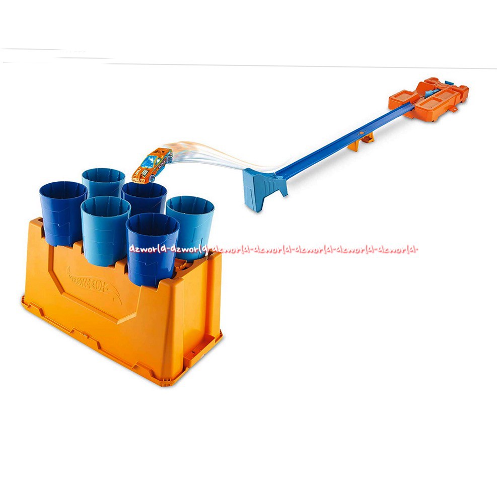 Hotwheels Track Builder Stunt Barrel Box Mainan Trak Untuk Balapan Hot Wheels