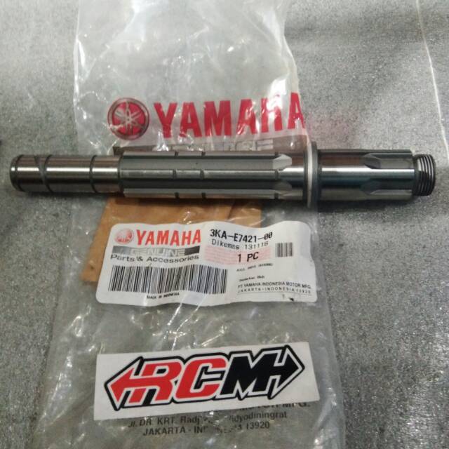 Axle drive as ger gear rasio depan rxking rx king rxk rx k 3ka-e7421-00 ori original yamaha ygp asli