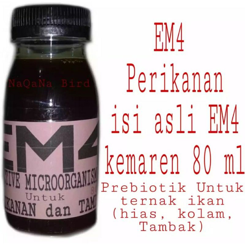 

EM4 Probiotik ikan dan tambak kemasan 80ml