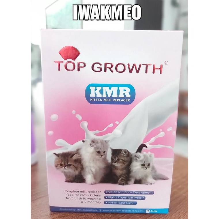 

Susu TOP Growth 250gr - Kitten Milk Replacer/ Susu Kucing