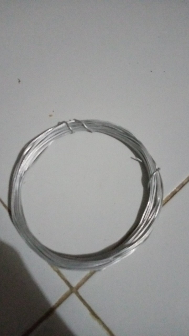 Kawat Bonsai Putih Ecer Per Meter 1 Mm