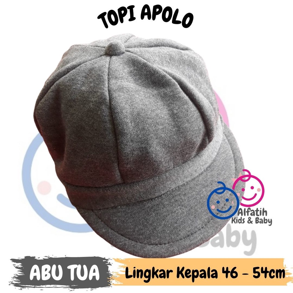 TOPI APOLO ANAK / TOPI ANAK APOLO LAKI LAKI PEREMPUAN 3 bulan - 4 TAHUN